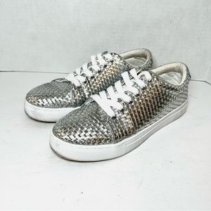 Isaac Mizrahi Women’s Shoes Woven Fabric Tie Size 9.5